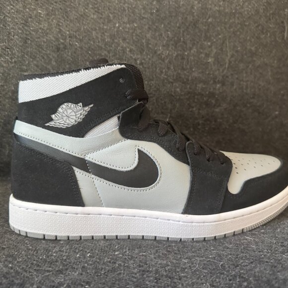 Air Jordan 1 Zoom CMFT Black Light Smoke Grey Men\'s Hi Top Sneakers Size 10 New main image 5